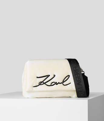 Bolso Karl Lagerfeld signature perla blanco